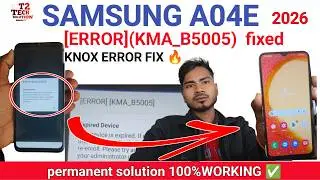 Samsung A04e Knox Manage Remove Kaise Kare | Android 14 | Hindi