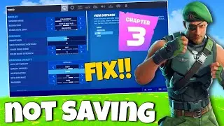 How To Fix Fortnite Game Settings Not Saving Chapter 3 | Fortnite Settings Reset Every Time