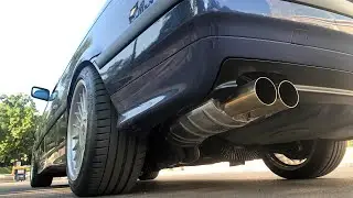 BMW ALPINA B8 4.6 e36 V8 sound exhaust Eisenmann