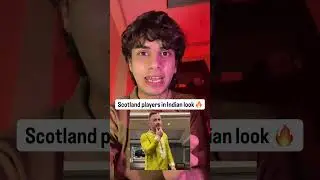 Scotland Players in full on Desi Vibe 🔥