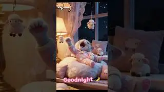 Relax Before Sleep 🐱 | Sheep Pajamas & Window Goodnight Glow