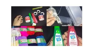 Crafts material for beginners #guessthesong #diy #craftmaterials #begginers #meeshohaul #unboxing 