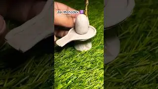 Shivling making 🙏🏻|DIY smoke fountain shivling tutorial😍#shorts #shivling #diy #mahadev#explore