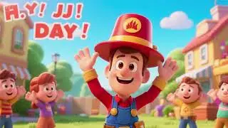 Hooray for JJ&rsquo;s Fire Hat Day! 🚒🧯 | Firefighter Dress-Up Song for Kids