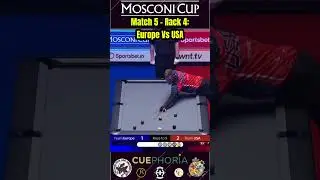Mosconi Cup: Match 5 - Rack 4 #pool #9ball #billiards #sports #shorts #usa #svb #live #reels #video