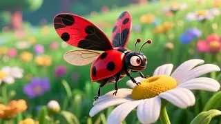 Itsy Bitsy Ladybug | Cute Action Rhyme for Kids | Nursery Rhymes & Songs for Children
