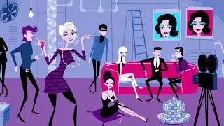 Villager Girl &ndash; Curtis Macdonald &ndash; 60's Kitsch with art by Shag