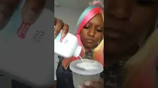 *How to* take shine out of synthetic wig [temporarily] #wigs