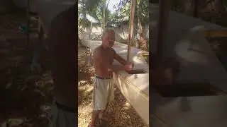 Building my pumpboat here in panggangan islands calape bohol philippines