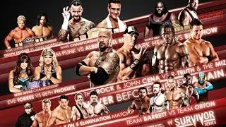 WWE - Survivor Series 2011 Full PPV SlidShow - HD!