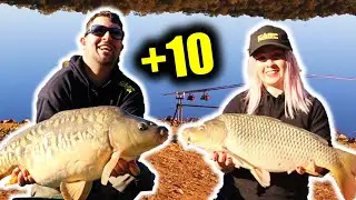 Pescando 🐠 CARPAS GRANDES😲 Volvemos en busca del RECORD 🎣CARPFISHING ESPAÑA 2022