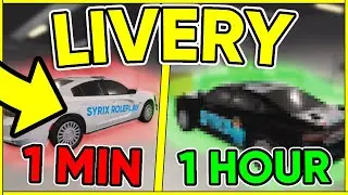I MADE A LIVERY IN 1 MINUTE VS 1 HOUR! ERLC Livery Designing Contest! (Roblox ERLC)