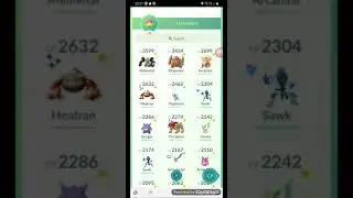 Powering to Max CP for my Rhyperior Pokemon Go