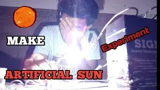 I have Created an Artificial Sun | | The Graphite Ultra Powerful Lamp