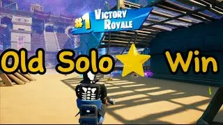 Old Fortnite Solo Win 🏆 | Victory Royale