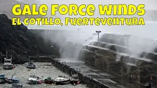 Strong Gales in Fuerteventura (El Cotillo)