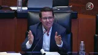 Sen. Anaya (GPPAN) hizo una moci&oacute;n de orden