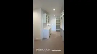 Inside this Primary Closet