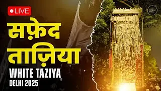 🔴 LIVE Safed Taziya Delhi PART 2 | White Taziya Delhi | Arbaeen Walk Live Delhi 2025 | Safed Tazia