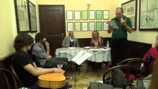 Presentazione al Caff&egrave; dell'Ussero - Rodolfo Baglioni interpreta un testo di Achille Concerto