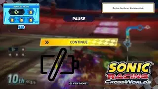 my controller died during a online match! [sonic crossworlds network test]