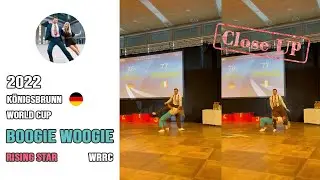 Our First Boogie Woogie WORLD CUP! [CLOSE UP] - Andrea & Sissi
