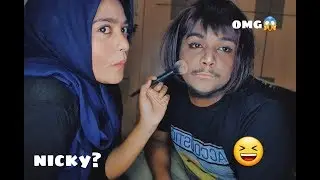 I DO MY BROTHER'S MAKEUP part 1 || just for fun