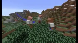 Bg minecraft animations: Тримата глупаци и дървото