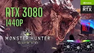Monster Hunter: World 1440p Max Settings Benchmark | Directx12 + DLSS | RTX 3080 + i7-9700K