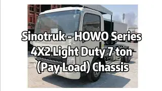 Sinotruk - HOWO Series 4X2 Light Duty 7 ton (Pay Load) Chassis