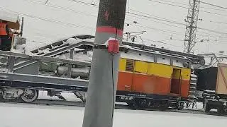 Как расчищают ЖД пути 