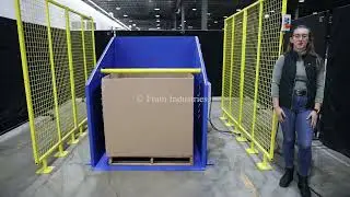 Cherrys Industrial Equipment BXD-2500-48 Tote Dumper Demonstration