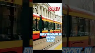 Public Transport in Warsaw &ndash; AI-Generated by Sora! 🇵🇱🚋🚍