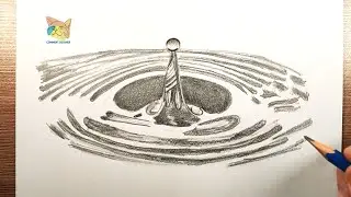 comment dessiner de l'eau au crayon