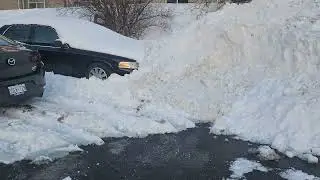 CARS ARE BURIED??!!?? SNOW PLOW BURIED CARS AFTER MAJOR SNOW STORM!!!