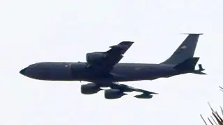 a USAF KC-135R Stratotanker taking off from KGTF *59-1476* KSKA - KSKA