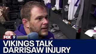 Vikings players react to Christian Darrisaw's season-ending knee injury
