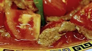 Beef with Tomato: Stir Fry : Authentic Chinese Cooking ( Cantonese Style )