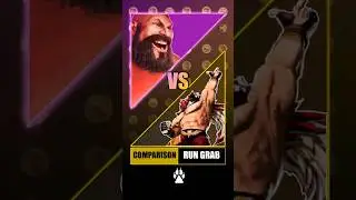 Zangief vs Tizoc - Running Command Grab Comparison #cotw #tizoc #fgc #zangief  #sf6