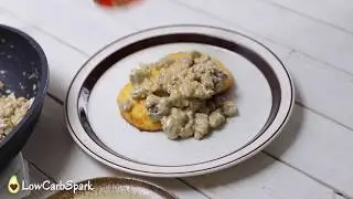 Keto Biscuits and Gravy - Low Carb Breakfast Recipe