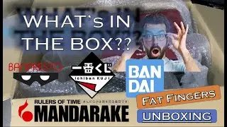 WHAT'S IN THE BOX? FAT FINGERS UNBOXING FIRST ORDER FROM MANDARAKE JAPAN AND GRAIL BANPRESTO REVEAL