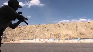 Full Auto M-16 vs Moving Targets 2014 Utah State Sniper Shoot