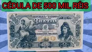 C&Eacute;DULA DE 500 MIL R&Eacute;IS - VALOR ATUALIZADO EM 2021