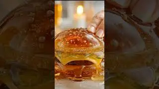 Crystal Fast Food ASMR 🍔✨ jelly Texture Cutting Sounds | Relax & Sleep #asmr #satisfying #shorts
