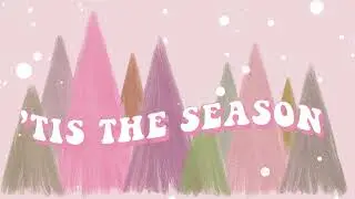 TV Art | Pink Christmas Wallpaper | Frame TV Screensaver | Smart TV Background Art | 1.5+ Hours