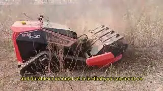 Vigorun remote controlled track-mounted accessories carrier made by Vigorun Tech #lawnmower