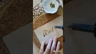 Wood Burning Lettering | Wood Burning Art | Pyrography Process #lettering