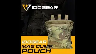 IDOGEAR MOLLE Magazine Dump Pouch Tactical Mag Drop Pouch Recycling Bag Storage Blet Bag 3550