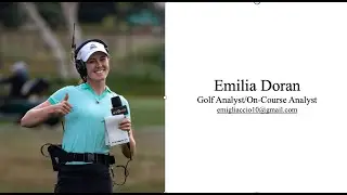 2025 Season Emilia Doran Golf Analyst