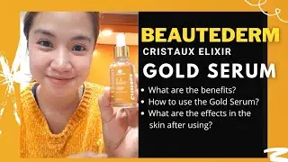 BEAUTEDERM CRISTAUX ELIXIR GOLD SERUM REVIEW | HOW TO USE BEAUTEDERM GOLD SERUM?